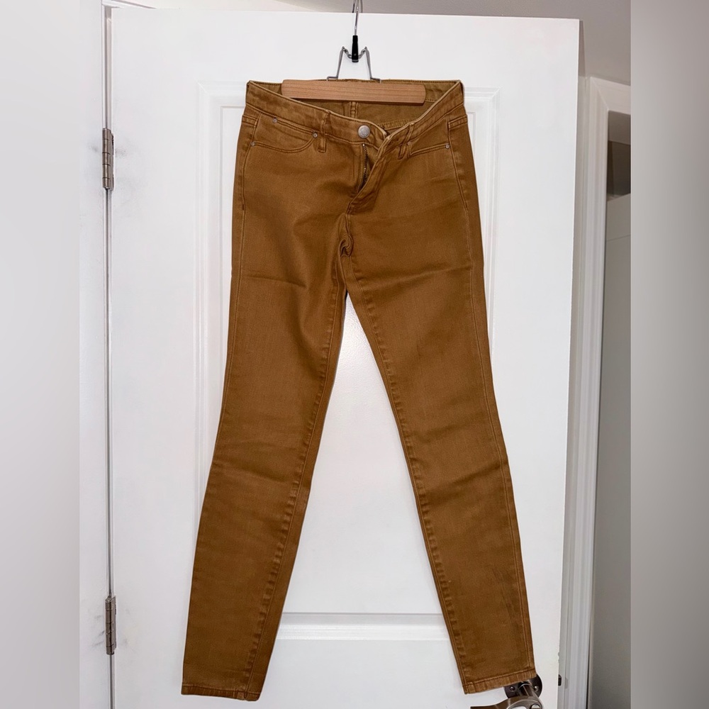 Club Monaco Stylish Brown/Gold Skinny Jeans Size 27